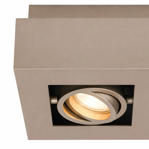 Artdelight spot Bosco - 2 lichts - 25  x 8.6   cm - champagne