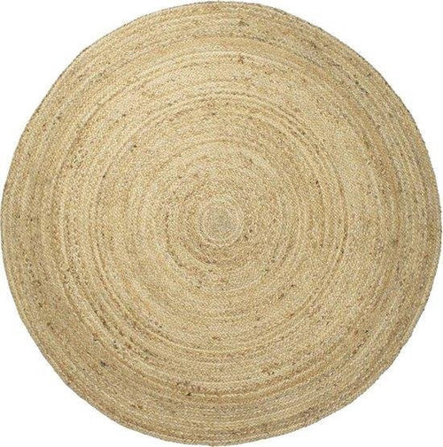 Mrcarpet Rond jute vloerkleed naturel 380cm