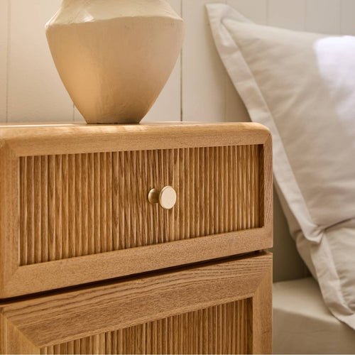 Calicosy - AVA Nachtkastje 1 lade - Licht hout - 35x42x71 cm