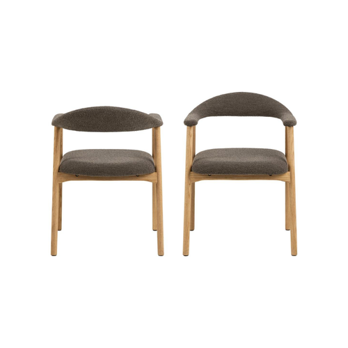 Rebellenclub Eetkamerstoel Joren - Set Van 2 - Taupe - vtwonen shop