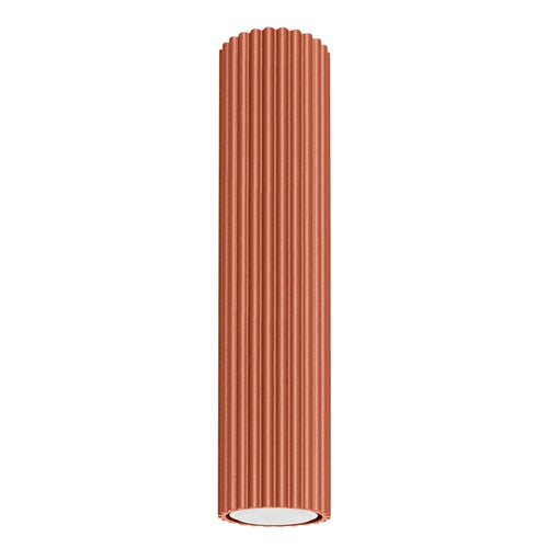 Sollux Lighting Plafondlamp KARBON 30 rood oker - 6,5x6,5x30cm