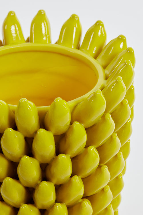 Light & Living vaas ZITA - Ø25x45cm - geel - vtwonen shop