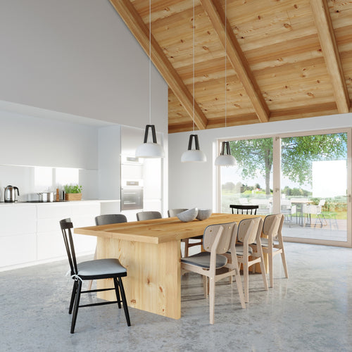 Sollux Lighting Hanglamp CASCO wit/zwart - 30x30x85cm