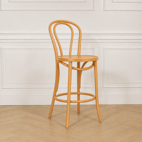 Fameg Vienna Thonet No. 18 houten barkruk naturel - 65 cm