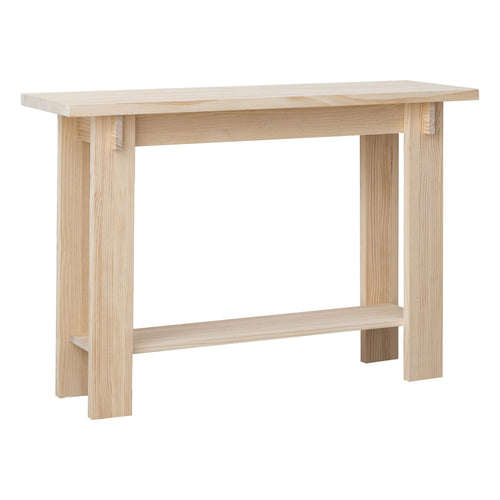 Naan Furniture Console Tagomago - Ongelakt massief hout - Natuurlijk - 120 x 80 cm - vtwonen shop