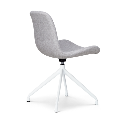 Nolon Nola-Fé Draaibare Eetkamerstoelen Set van 2 Lichtgrijs - Wit - vtwonen shop