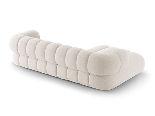 Cosmopolitan Design Hoekbank Koge 5-zits, chenille lichtbeige - 165x270x70cm