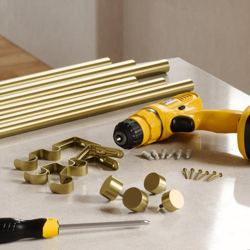 Umbra Cappa uitschuifbare dubbele gordijnroede