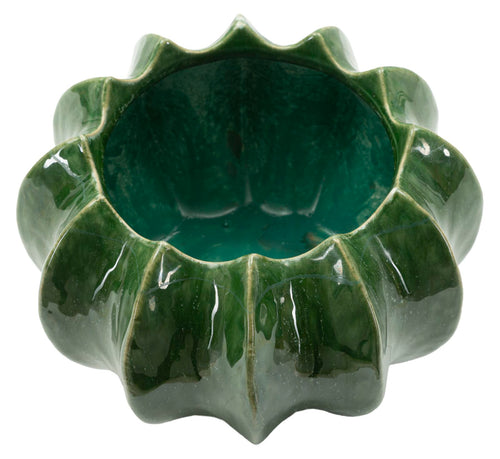 Mauro Ferretti vaas - Ø 22 x 13,5 cm - groen