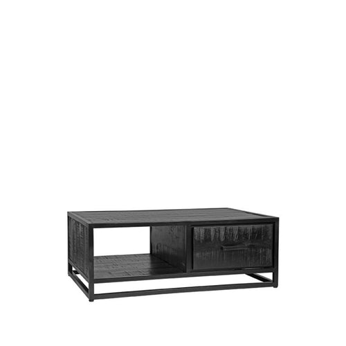LABEL51 Salontafel Chili - Zwart Mangohout - 110x70x40cm