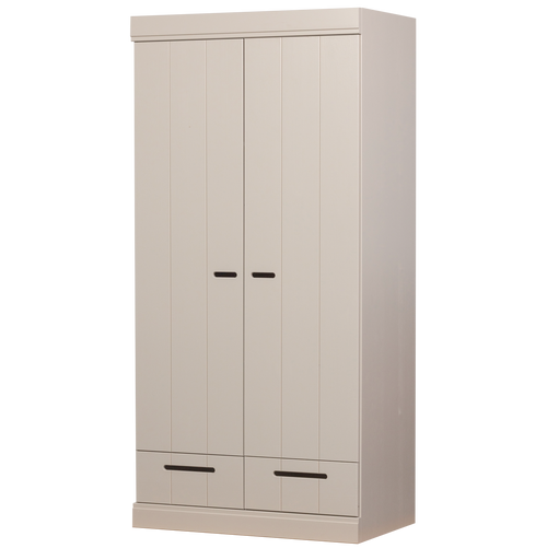 WOOOD 2 deurs kledingkast Connect - Grenen - Dust - 195x94x53 - vtwonen shop