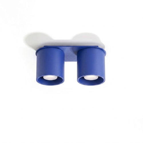 Sollux Lighting Plafondlamp ORBIS 2 ultramarijn - 26x10x12cm