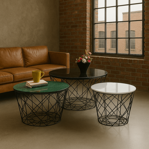 Kare Design Salontafel East Round (3/Set) - vtwonen shop