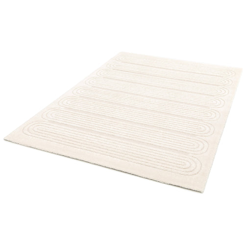 AFK Living vloerkleed Sinea - reliëfeffect - beige - 200 x 290 cm