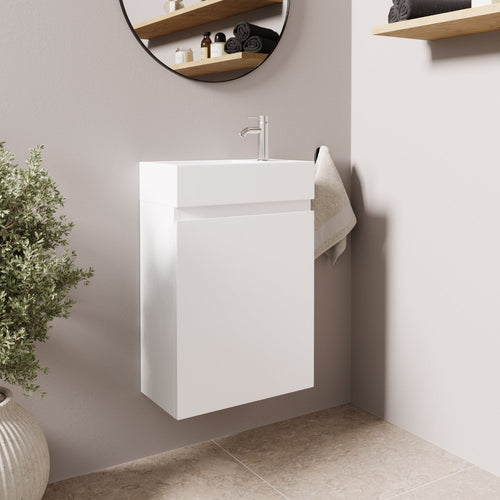 LOMAZOO toiletmeubel Malibu - glanzend wit