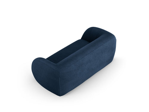 Cosmopolitan Design Bank Essen 2-zits, boucle, donkerblauw - 95x210x86cm