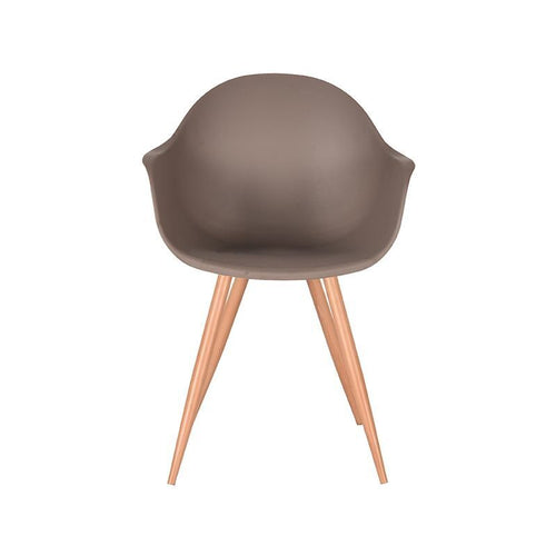 Label51 Eetkamerstoel Parma - Bruin - Zithoogte 50cm - Set van 4 - vtwonen shop