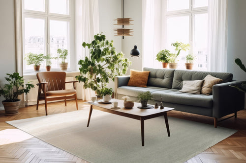 AFK Living vloerkleed Colorfield - zeer zacht - groen - 200 x 290 cm - vtwonen shop