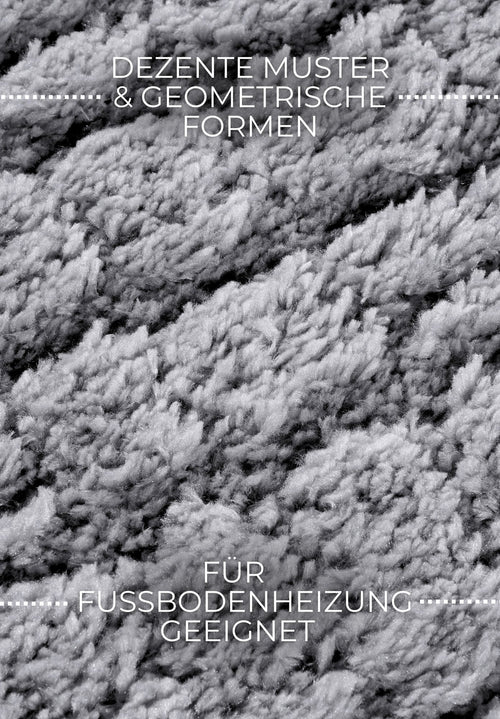 Elle Decoration Gallery High Pile Rug Artistique Light Grey 160x235 cm