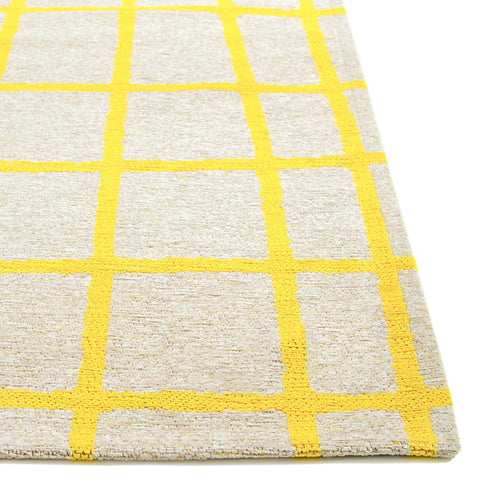 Lola&Moi vloerkleed Bright Yellow - geel -200x280cm - vtwonen shop