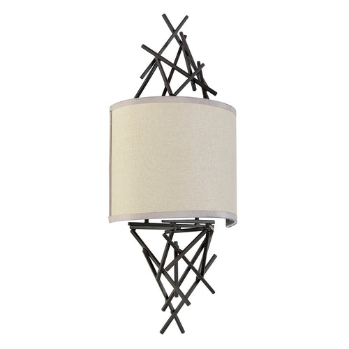 Taiko 2 Lichts Wandlamp Olde Brons