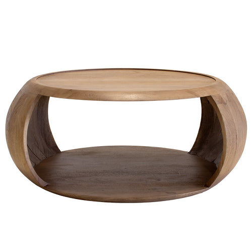 DÉJA Living Salontafel June - Rond - Mangohout - Ø85cm - vtwonen shop