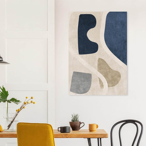 Artfulprints Poster Boho – Abstract shapes   - 70x100 cm - Meerkleurig