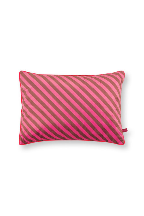 Pip Studio Sierkussen Block Stripes - Roze - 35x50cm - vtwonen shop