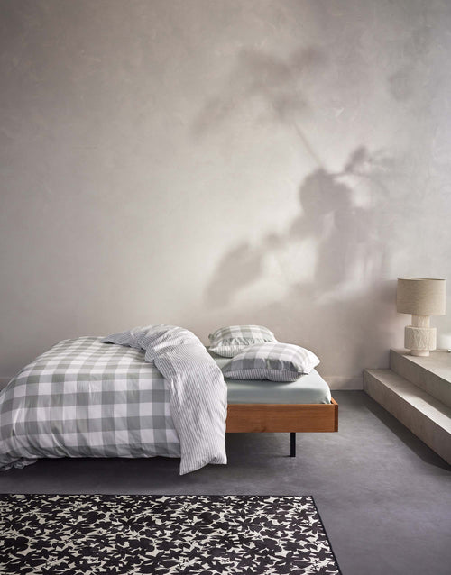 Essenza Chess dekbedovertrek - Lits-Jumeaux XL – 260x200/220 cm - Dusty green