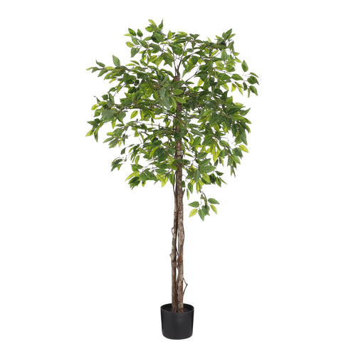 Mica Decorations Ficus Kunstplant in Bloempot - H150 x Ø50 cm - Groen  - vtwonen shop