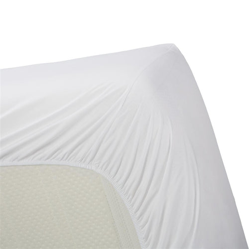 Ambiante topper hoeslaken Cotton Uni TD - 200x220 cm - wit - vtwonen shop