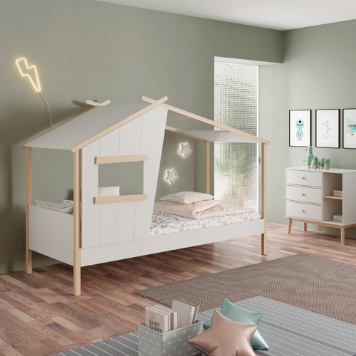 Calicosy - MARIA Bed - Wit - 103x215,4x158,5 cm