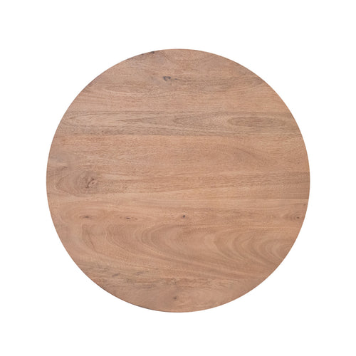 StarFurn Salontafel Solana - Rond Naturel Hout - 80x80x38cm - vtwonen shop