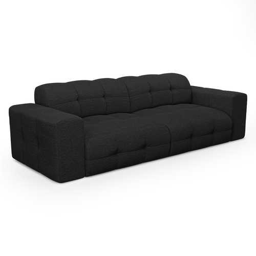 Sia Home - 4-zitsbanken MAEL - Krul - Donker antraciet - 230cm - vtwonen shop