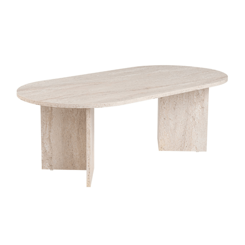 Calicosy - IRIS Ovale salontafel L119 cm - Kasjmier - 60x119x39,8 cm