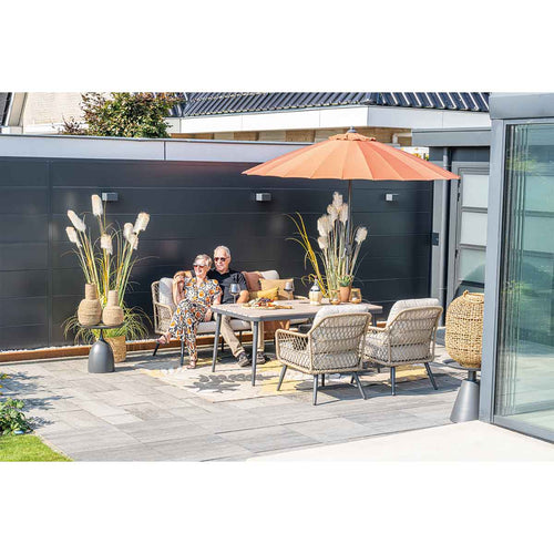 Garden Impressions lounge dining set Kalibo donker grijs 4-delig - vtwonen shop