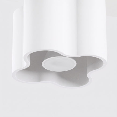Sollux Lighting Plafondlamp OVIO 1 wit GU10 - 12x12x10cm