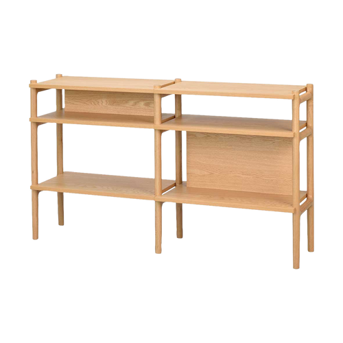 Rowico Home Holton Hoge Houten Wandkast - B 140 cm - Naturel - vtwonen shop