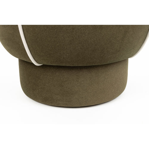 Housecraft Living Marina Poef Rond 45 cm Groen