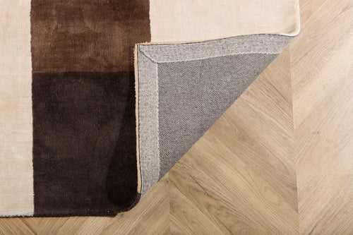 Rebellenclub Vloerkleed Saturnia - 350 x 250 cm - Bruin - vtwonen shop