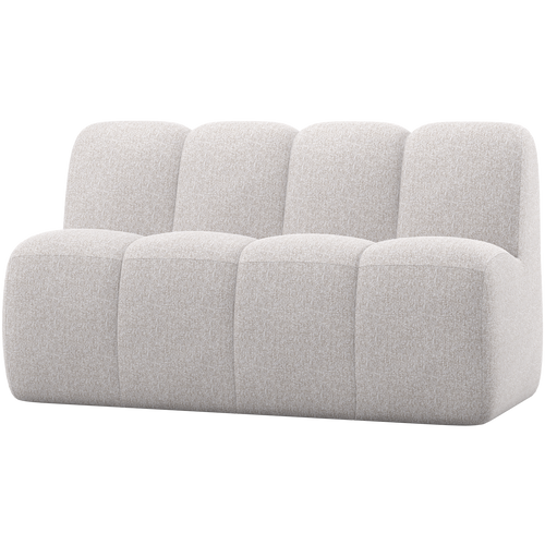 WOOOD eetbankje 164 cm met rugleuning Mojo - Bouclé - Ecru Melange - vtwonen shop