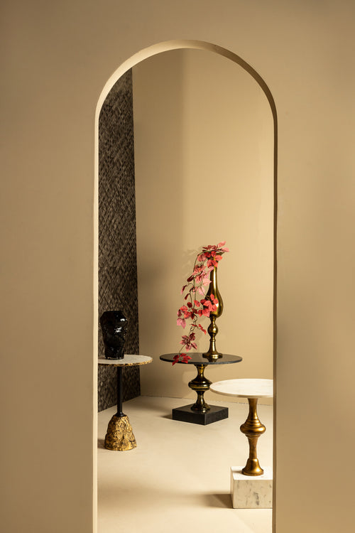 PTMD salontafel Alano - zwart - 61x61x44cm