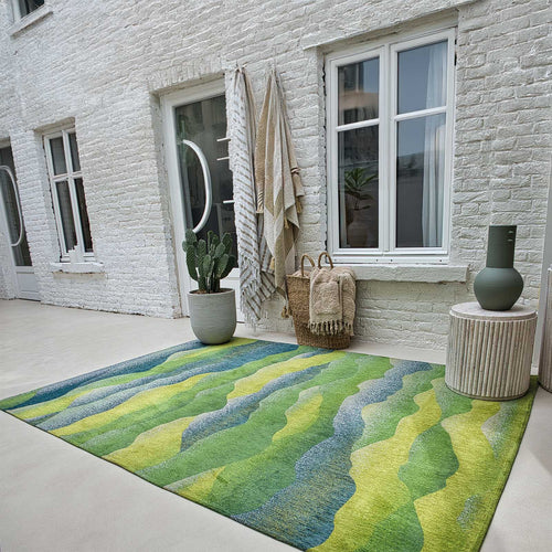 Louis De Poortere vloerkleed Spring - groen - 240x340cm