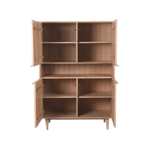 LABEL51 Bergkast Jule - Naturel Eikenhout - 49x110x158cm - vtwonen shop