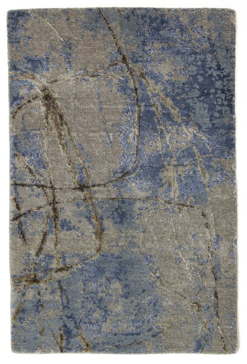 Vloerkleed MOMO Rugs Boulder Skyline Blue 250x350 cm - vtwonen shop