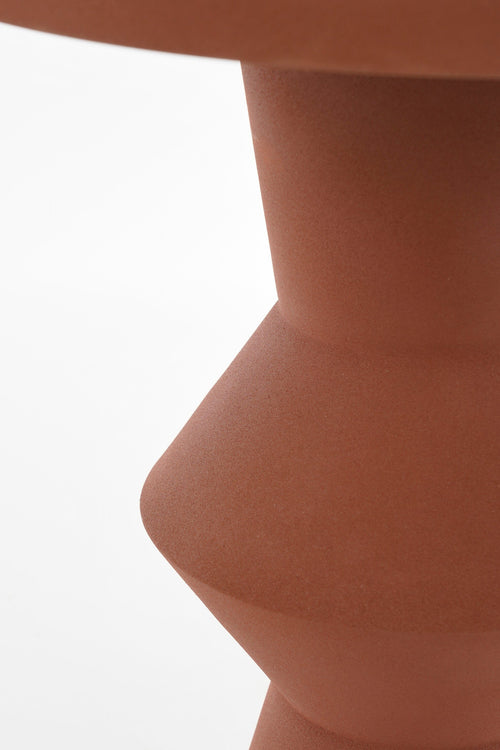 Mica Decorations Estate Bijzettafel - H41 x Ø34 cm - Metaal - Terra - vtwonen shop