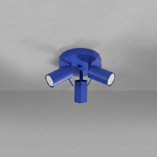 Sollux Lighting Plafondlamp RING 3P ultramarijn - 25,7x25,7x14,5cm