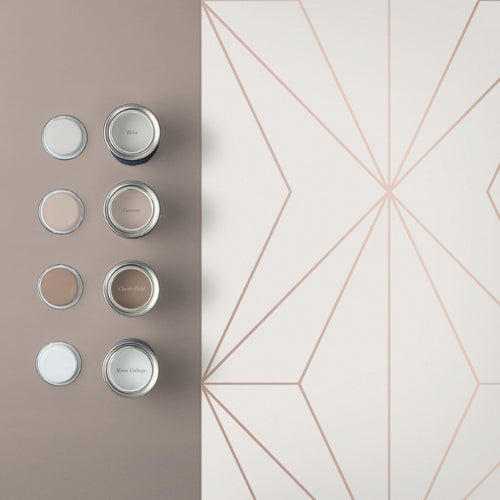 Graham & Brown Vliesbehang - Harmony White Rosegold -10mx53cm - vtwonen shop