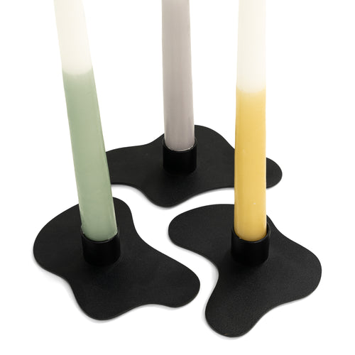 Spinder Design kandelaar Melt - Zwart - set van 3 - vtwonen shop