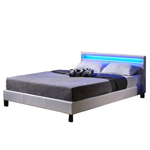 Home Deluxe LED bed ASTRO Wit 140 x 200 cm - vtwonen shop